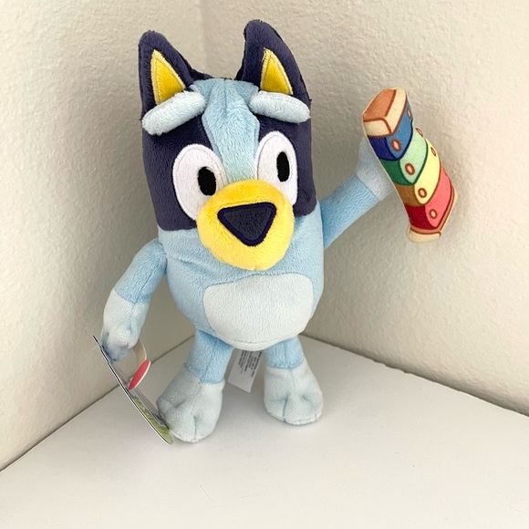 Bluey Friends BLUEY with MAGIC XYLOPHONE Plush 8” Stuffed Animal 2022 New - Picture 3 of 12
